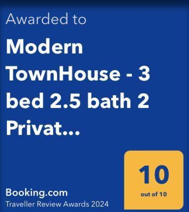 Modern Townhouse - 3 Bed 2.5 Bath 2 Private Gated Parking Villa Wellingborough Bagian luar foto